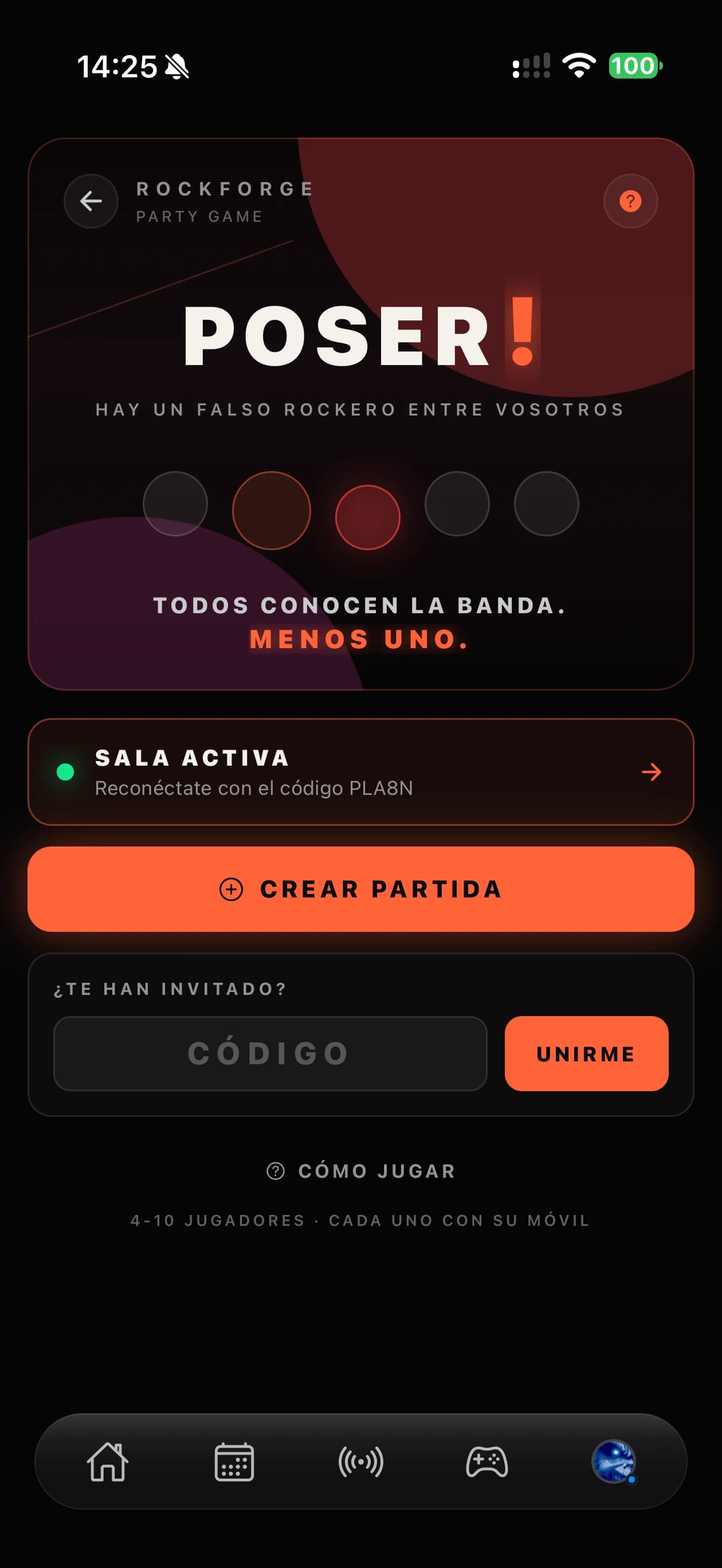 POSER!, el juego por turnos de RockForge